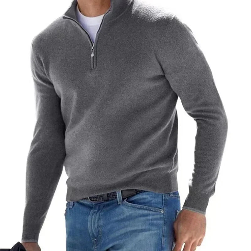 Jean™ | Pull décontracté à demi-zip
