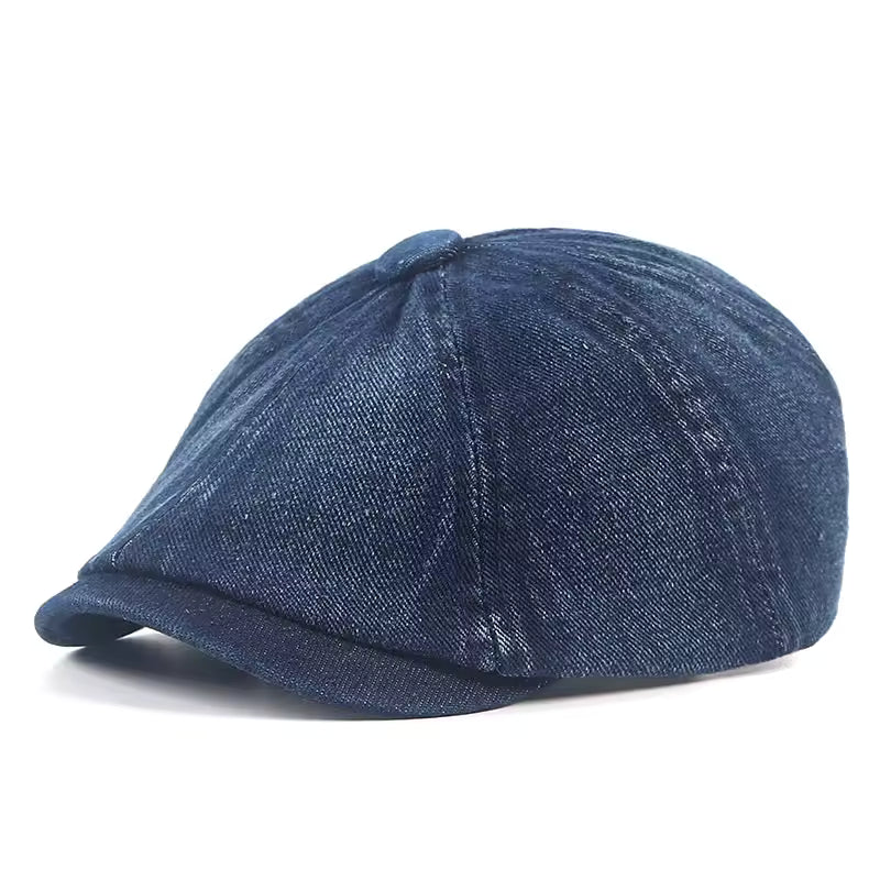Casquette gavroche en denim