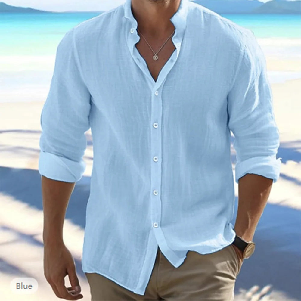 Jean™ | Chemise Homme Élégante et Respirante à Manches Longues