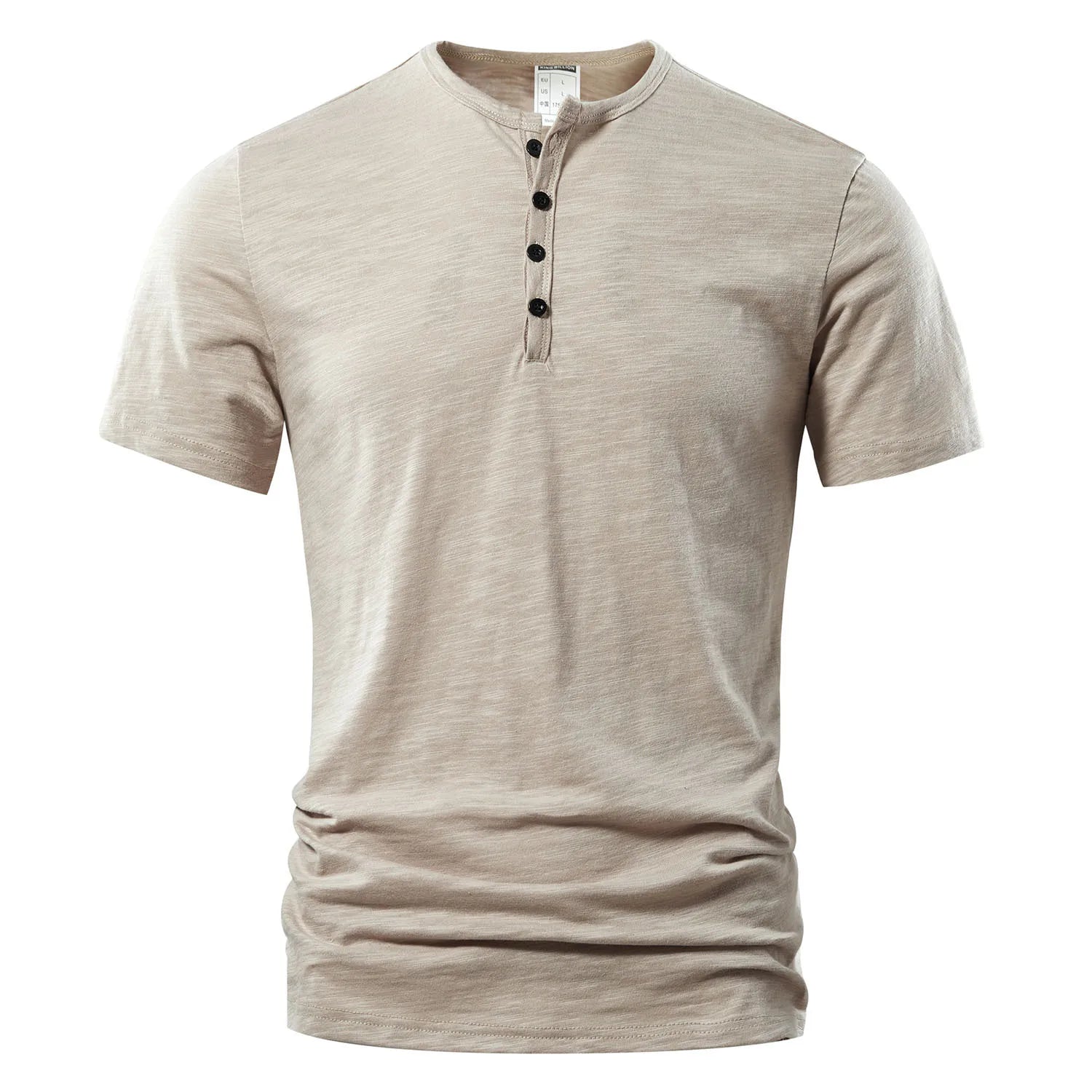 Jean™ | T-Shirt Homme Élégant à Boutonnage