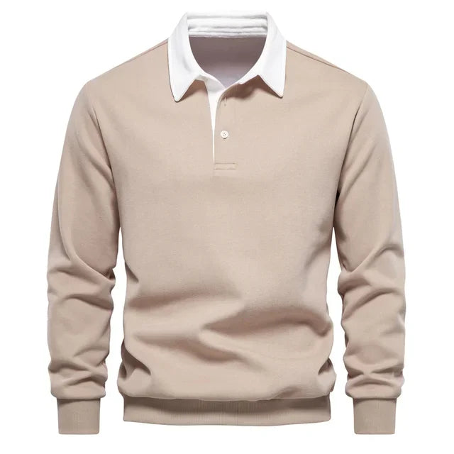 Arnaud™ | Polo Sweatshirt Homme Manches Longues