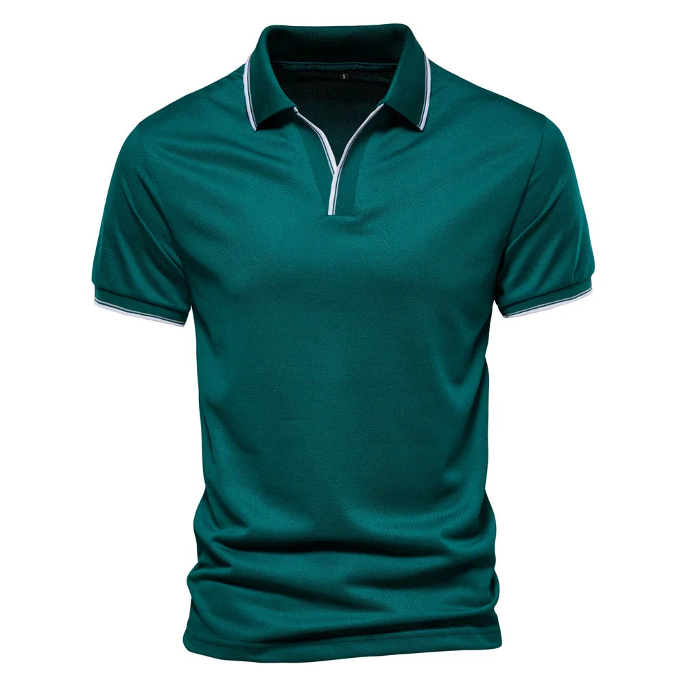 J&M Paris™ | Polo pour Homme à Col en V