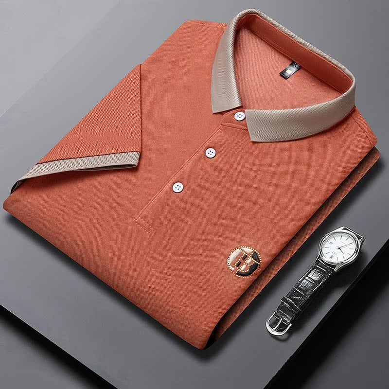 Jean™ | Polo de Luxe avec Emblème Raffiné