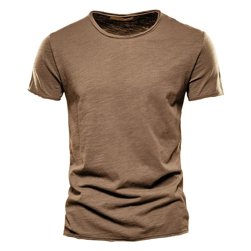 Jean™ | T-shirt d'Été en Coton à Col Rond