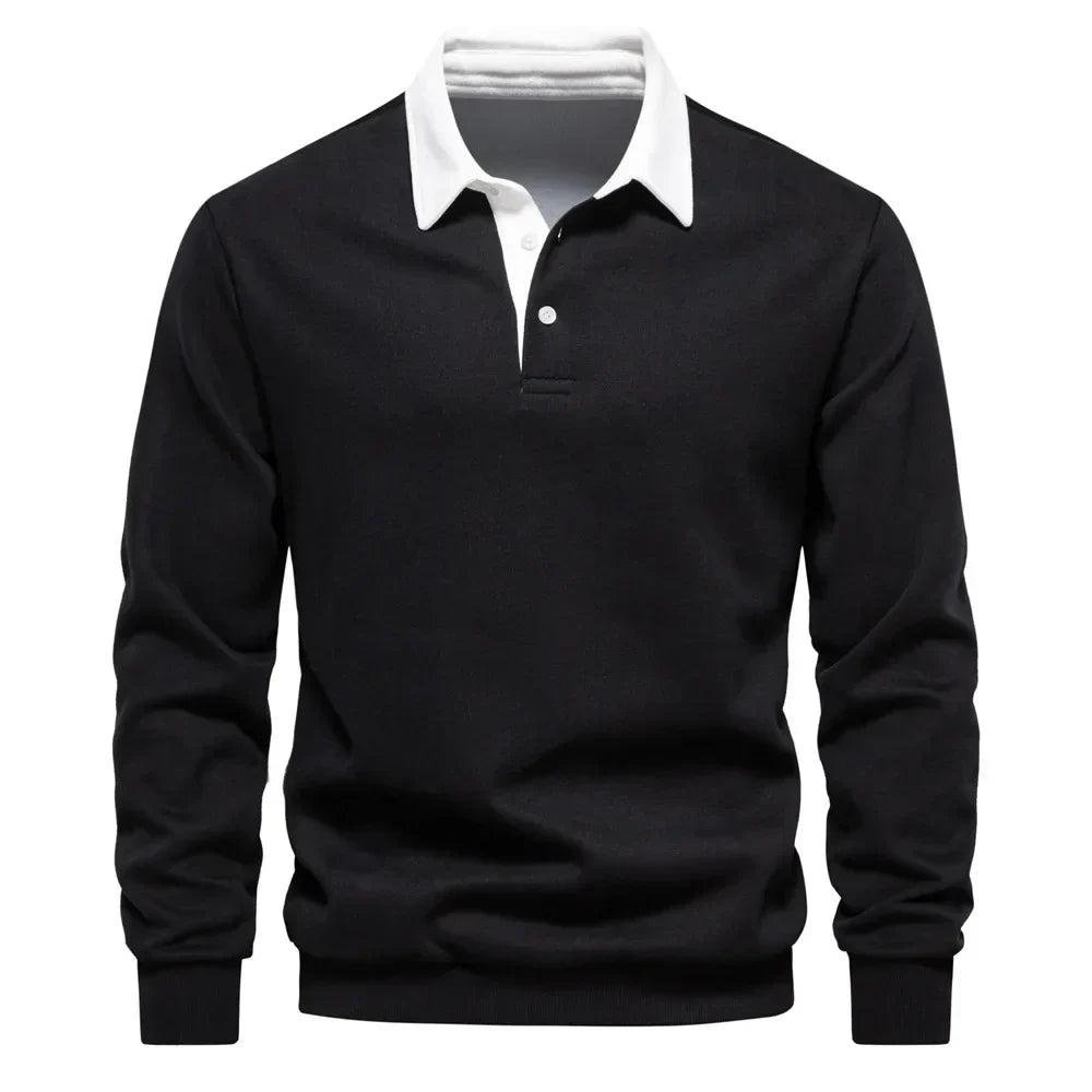 Arnaud™ | Polo Sweatshirt Homme Manches Longues