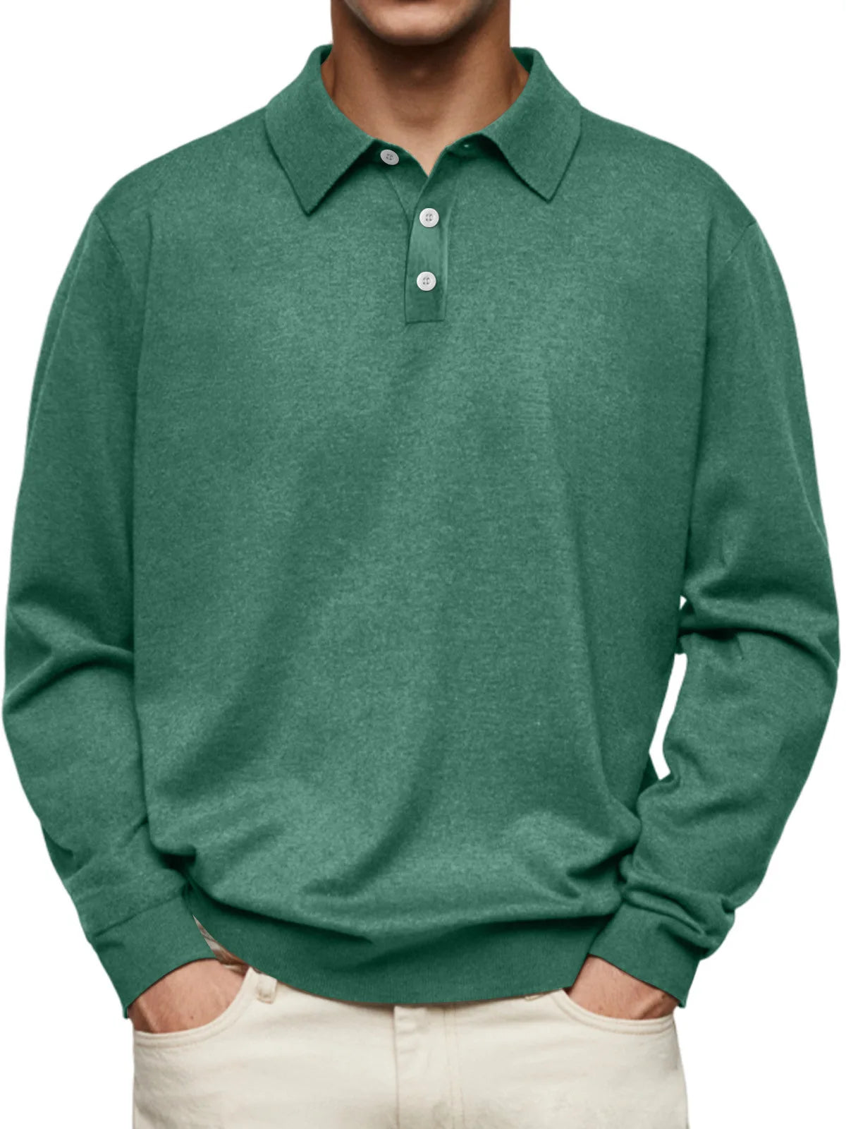 Marcel™ | Polo Casual à Manches Longues