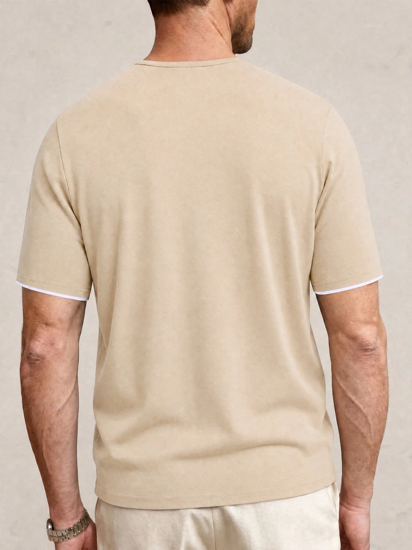 Jean et Marcel™ | T-shirt d'Été Homme à Col en V