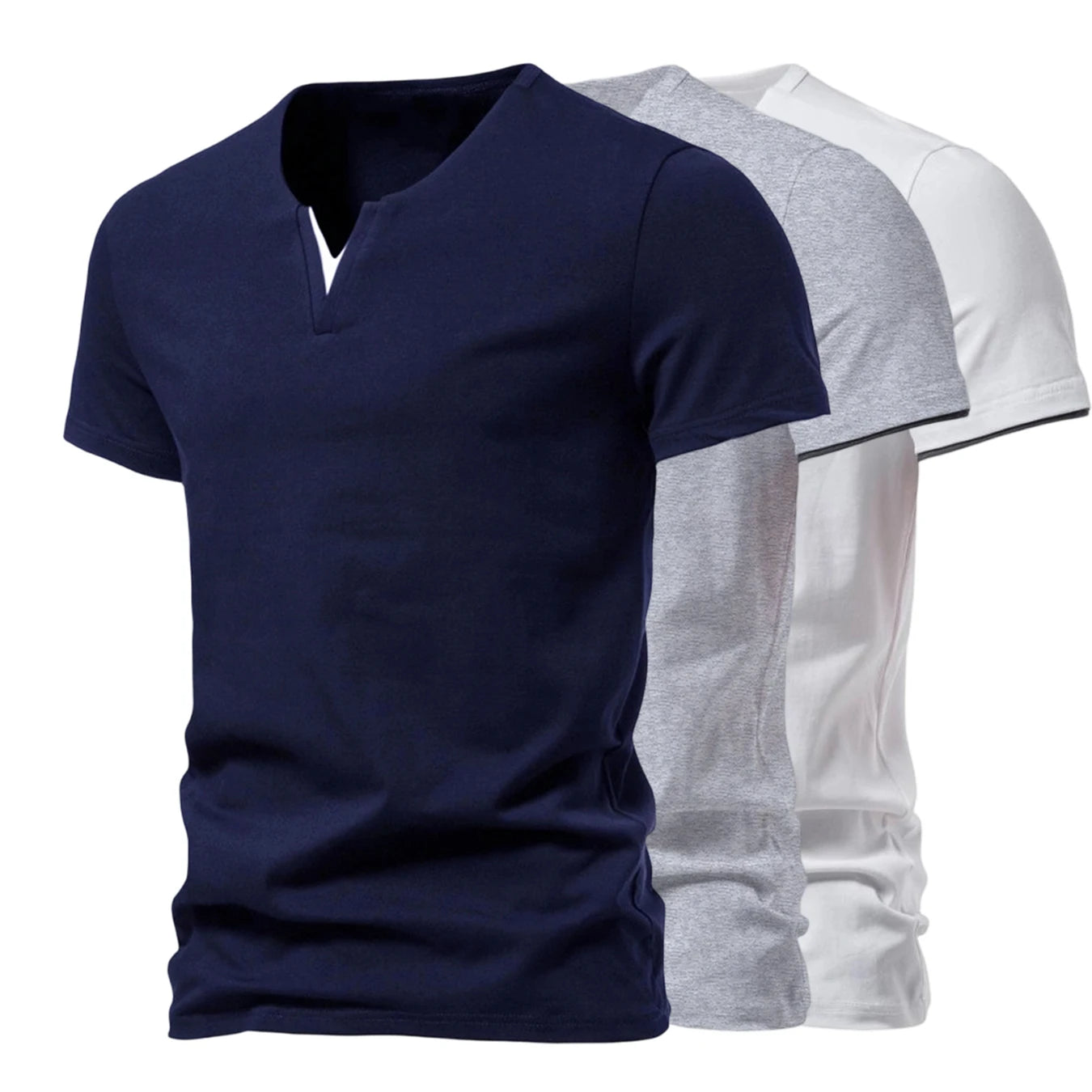 Jean et Marcel™ | T-shirt d'Été Homme à Col en V
