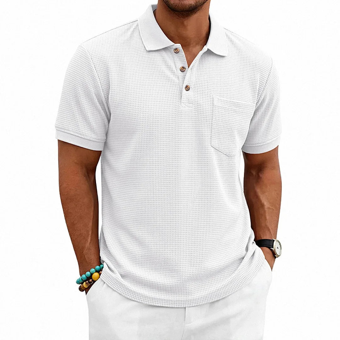 Philippe™ | Polo Premium à Texture Gaufrée