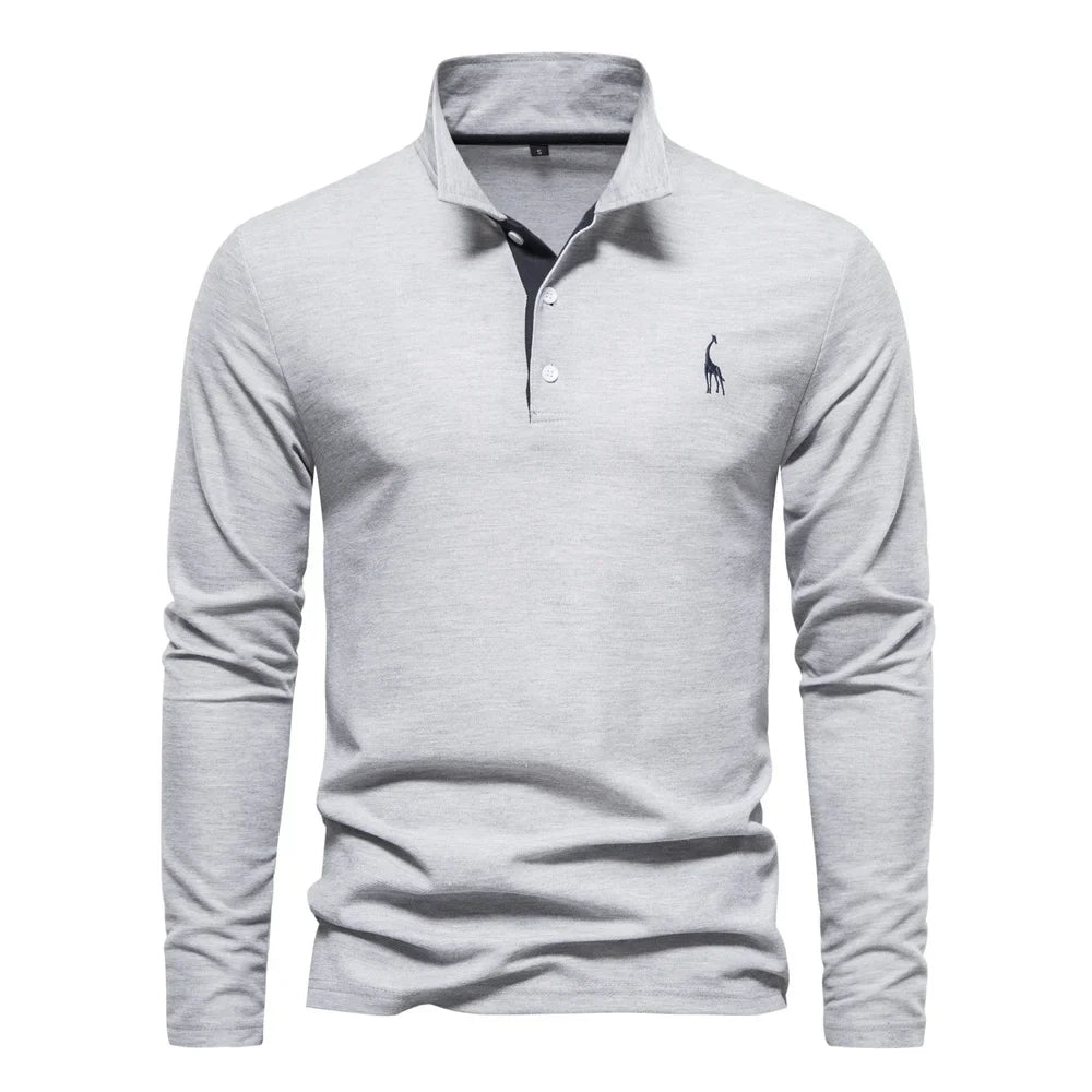 Philippe™ | Polo Décontracté à Manches Longues