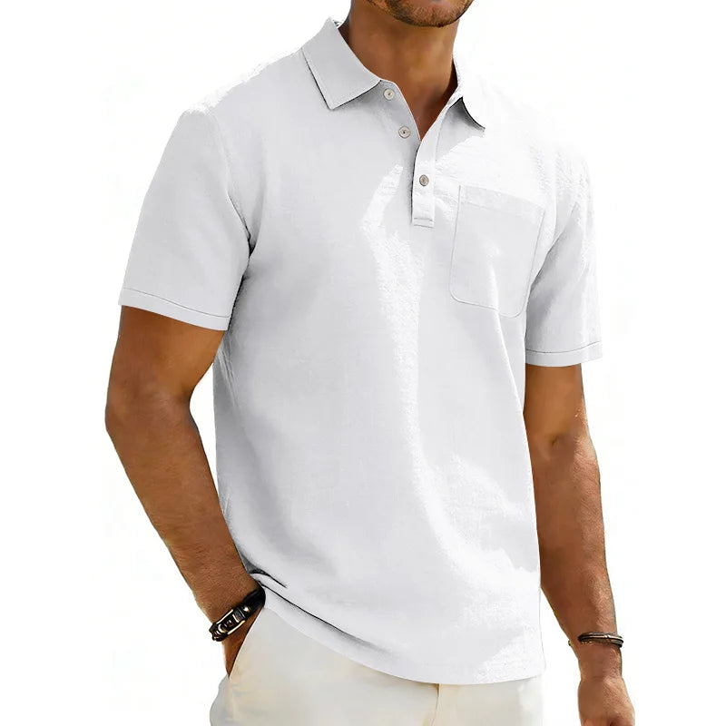 Laurent™ | Polo en Lin Intemporelle
