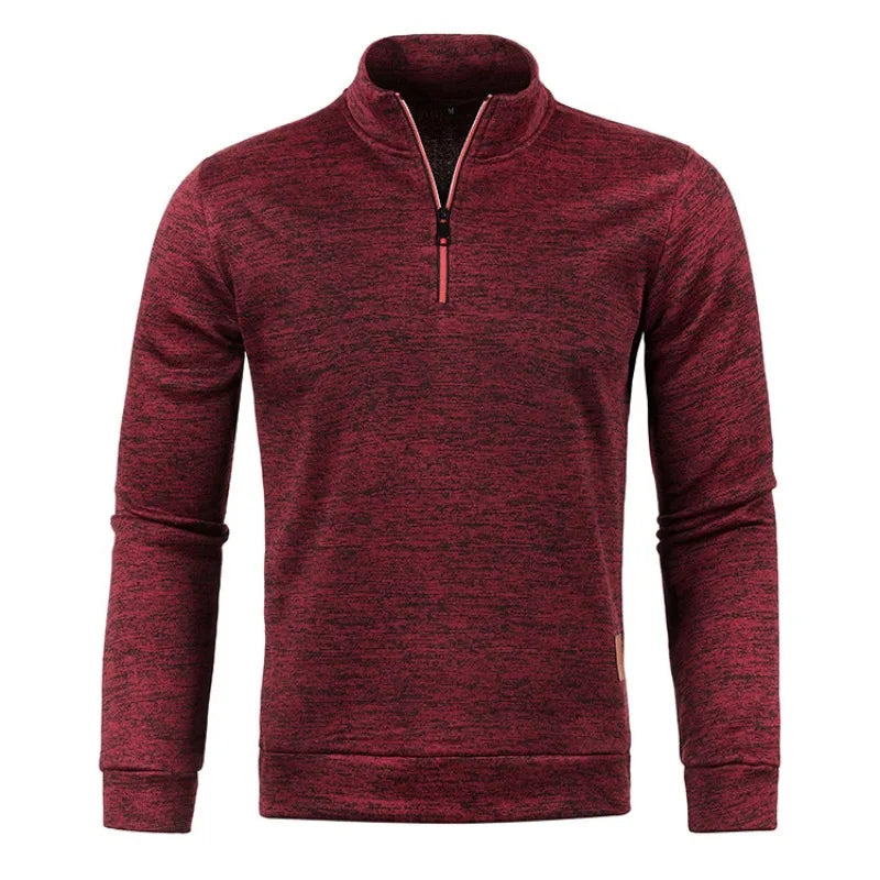 Laurent™ | Sweat-shirt Sportif Homme avec Demi-Zip