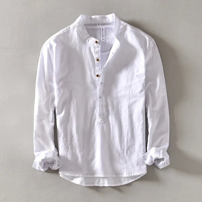 Jean™ | Chemise en Lin pour Homme à Boutons