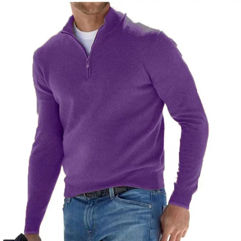 Jean™ | Pull décontracté à demi-zip
