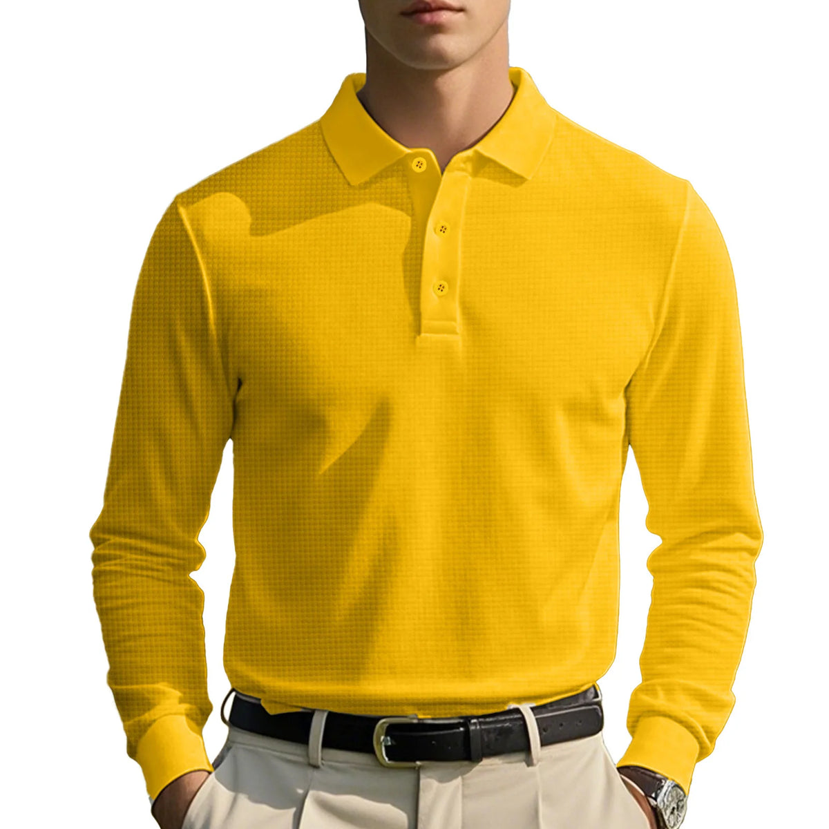 Laurent™ | Polo Élégant à Manches Longues