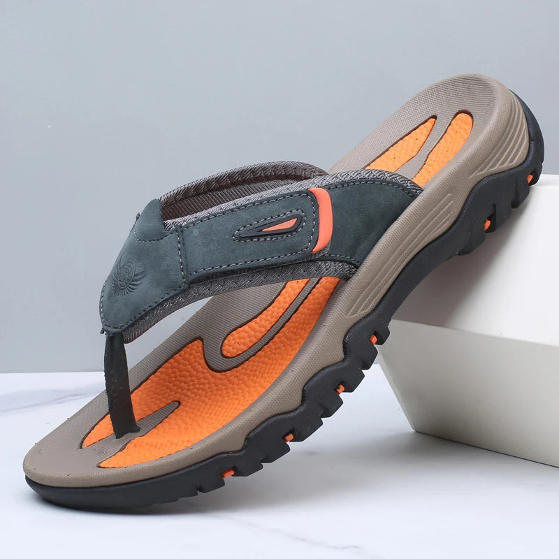 Jean & Marcel™ | Pantoufles Outdoor Haut de Gamme pour Homme