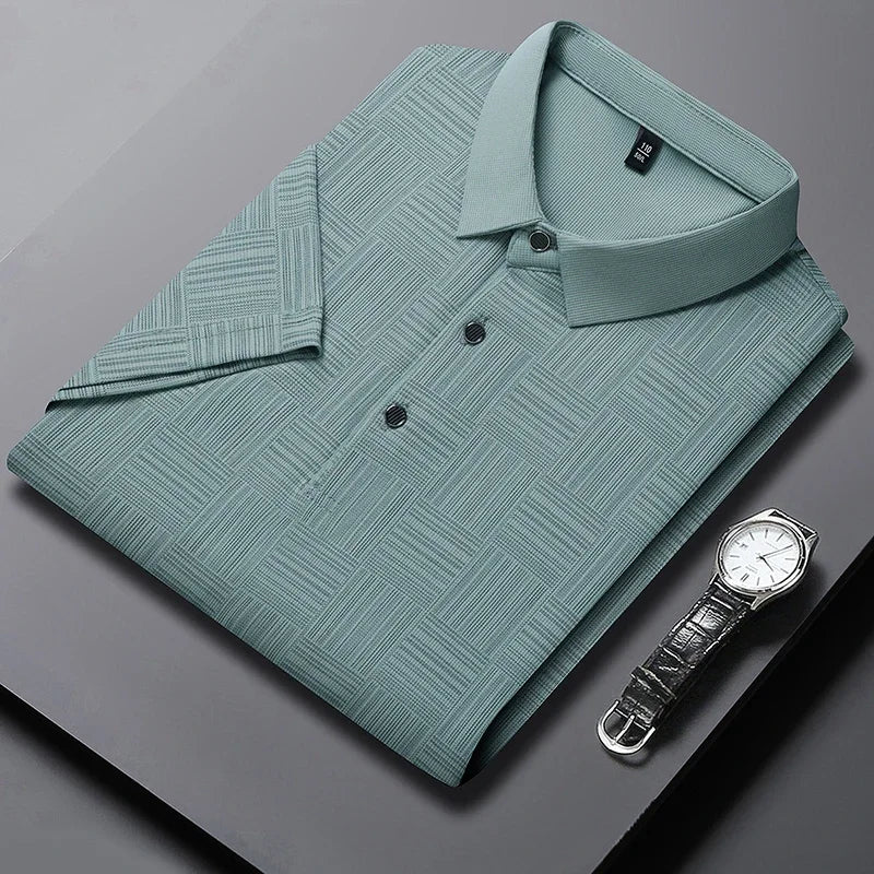 Louis™ | Polo Premium à Motif Structuré