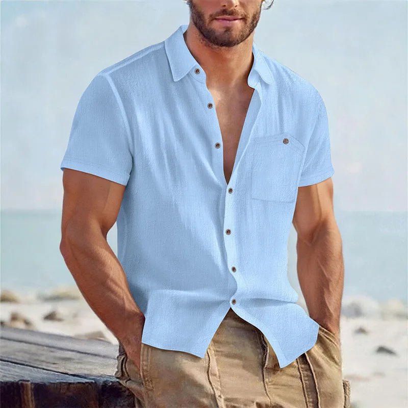 Jean et Marcel™ | Chemise d'Été Décontractée à Boutons
