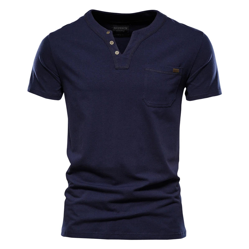 Marcel™ | T-Shirt Henley Vintage pour Homme
