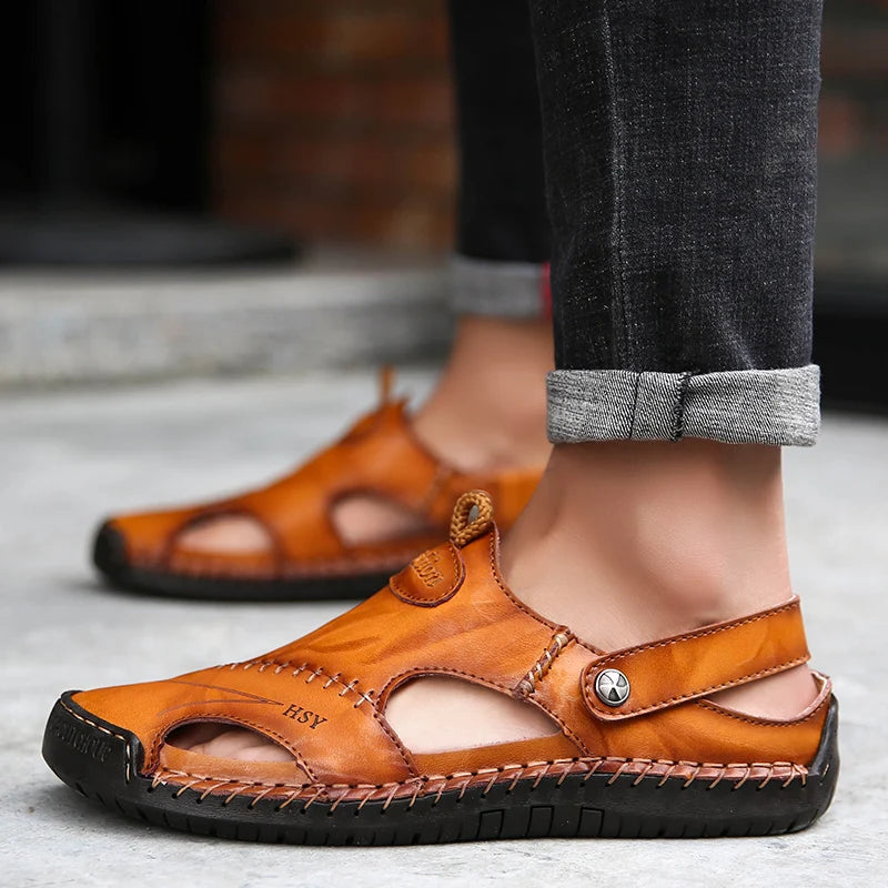 Bernard™ | Sandales en Cuir Classiques pour Homme