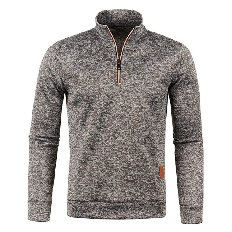 Laurent™ | Sweat-shirt Sportif Homme avec Demi-Zip