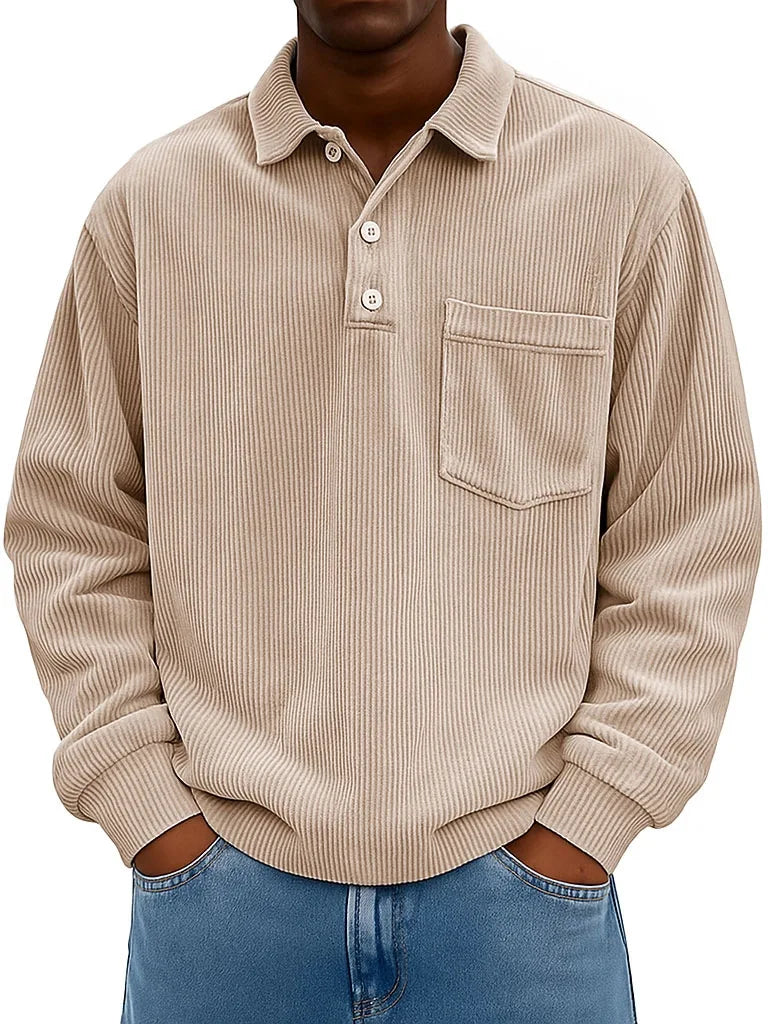 Jean et Marcel™ | Chemise Polo Corduroy Élégante