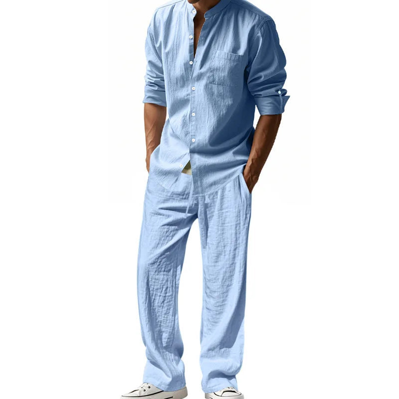 Jean™ | Ensemble Homme en Coton – Élégant & Respirant