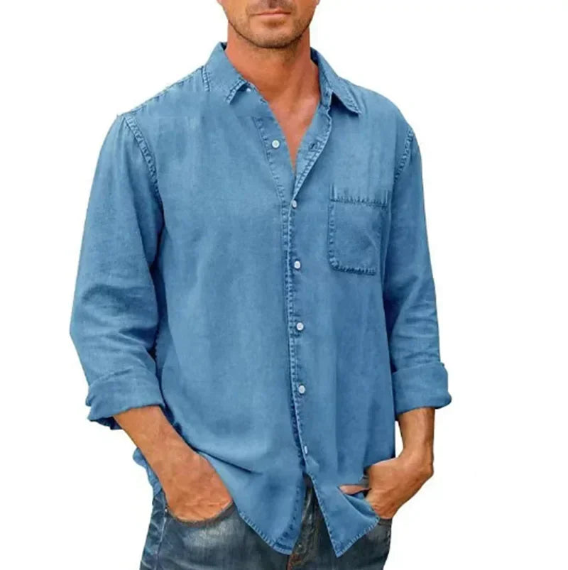 Jean et Marcel™ | Chemise Vintage à Manches Longues