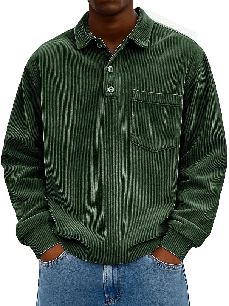 Jean et Marcel™ | Chemise Polo Corduroy Élégante