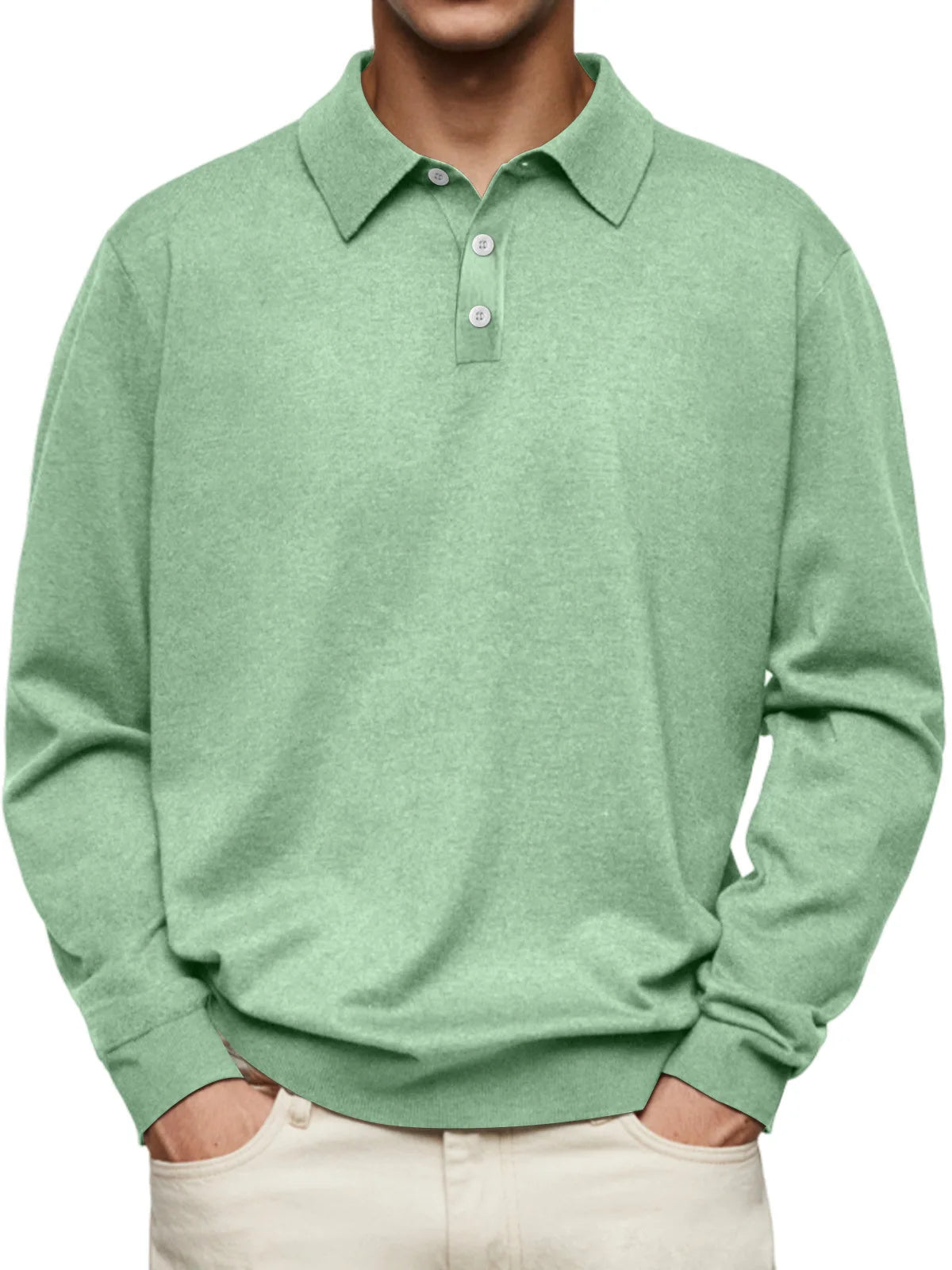 Marcel™ | Polo Casual à Manches Longues