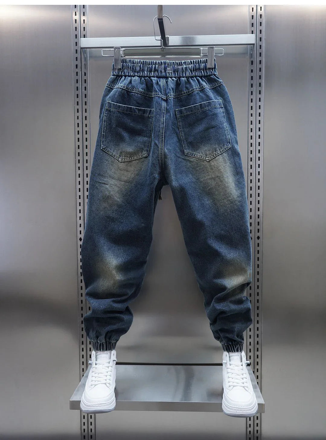 Jean™ | Pantalon Baggy Denim avec Ceinture