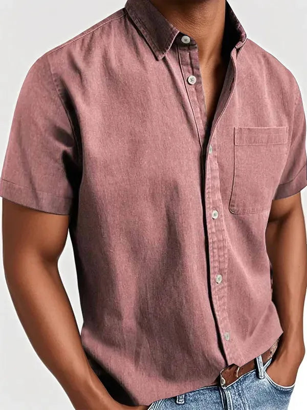 Laurent™ | Chemise Élégante à Manches Courtes pour Homme