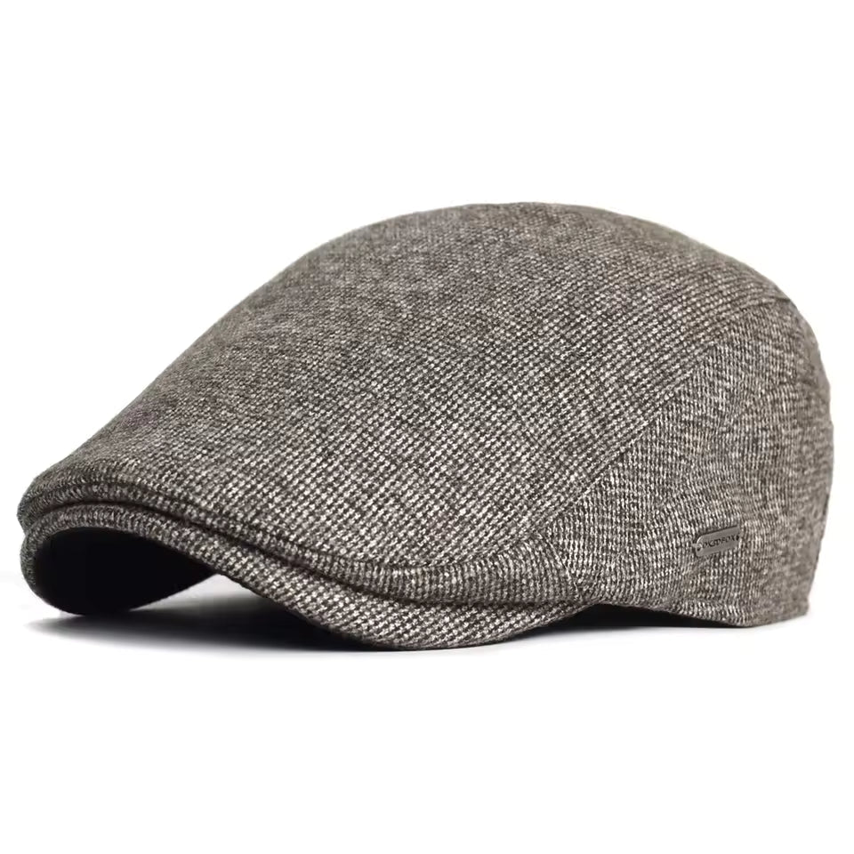 Casquette Plate Héritage en Laine Épaisse