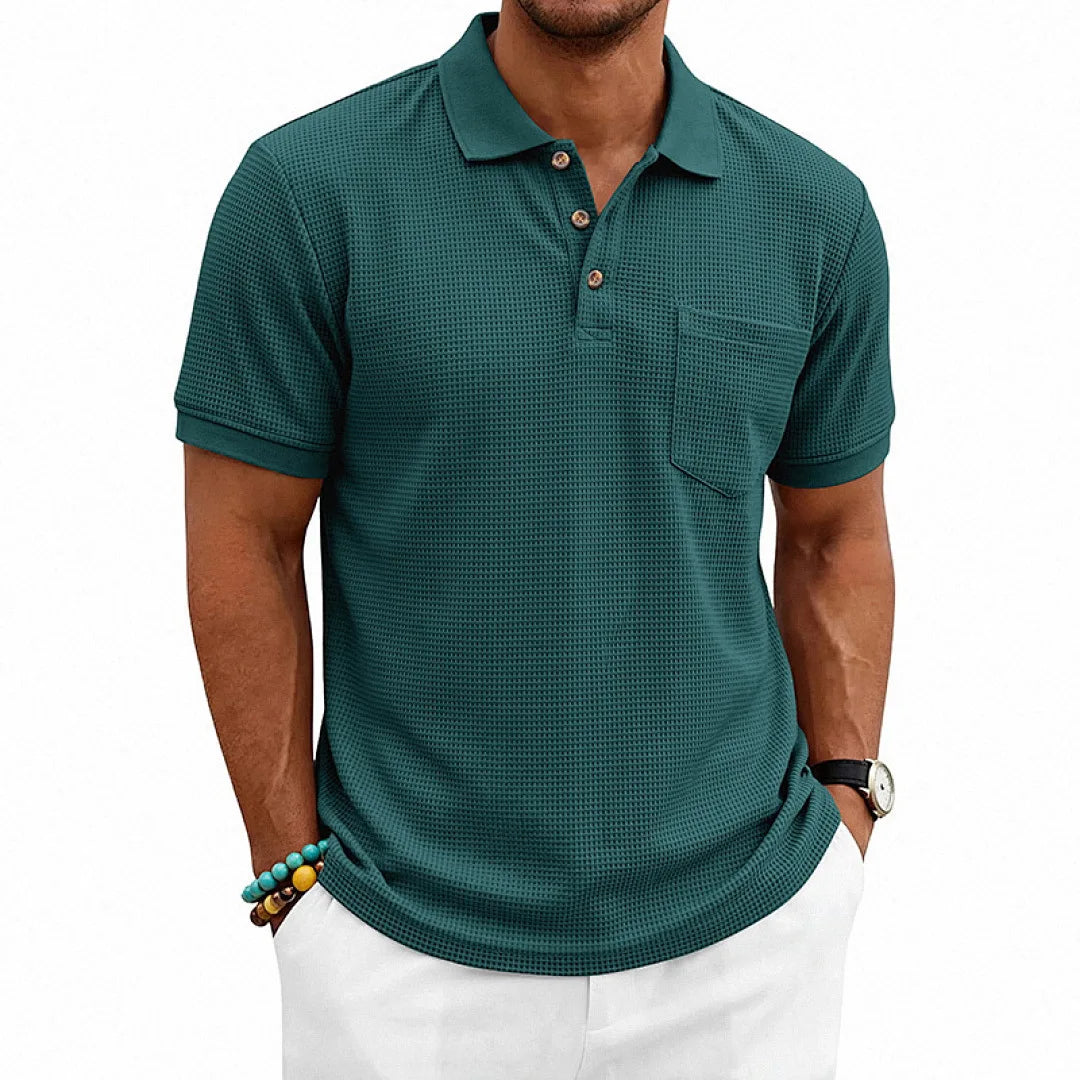 Philippe™ | Polo Premium à Texture Gaufrée