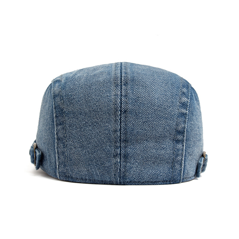 Casquette en denim délavé
