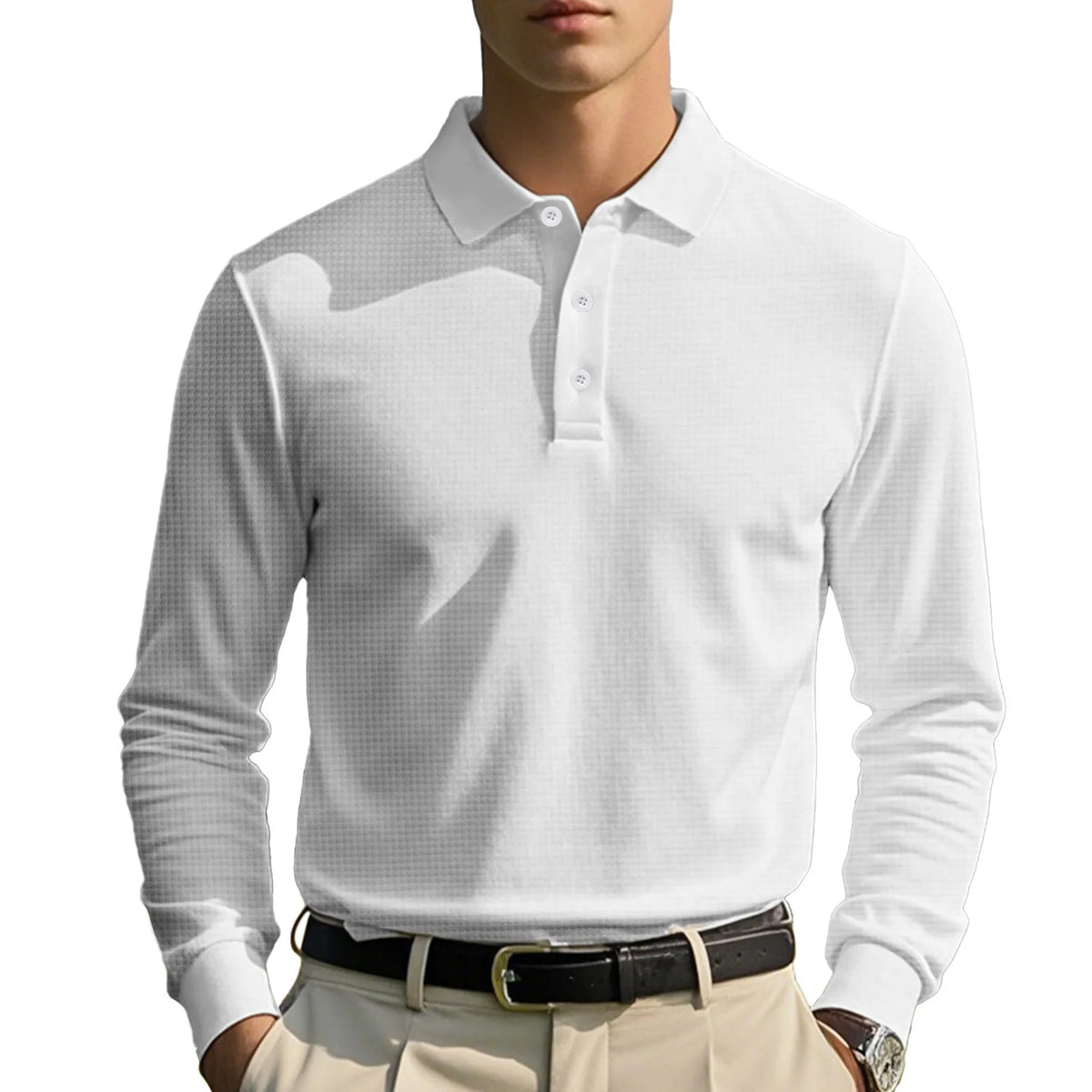 Laurent™ | Polo Élégant à Manches Longues