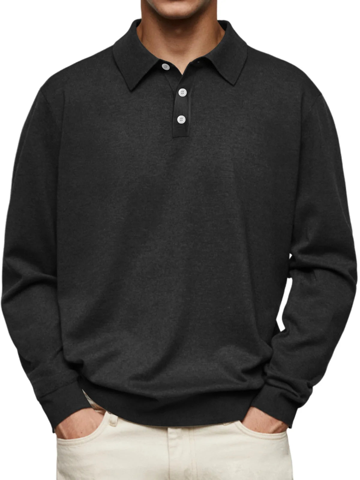 Marcel™ | Polo Casual à Manches Longues