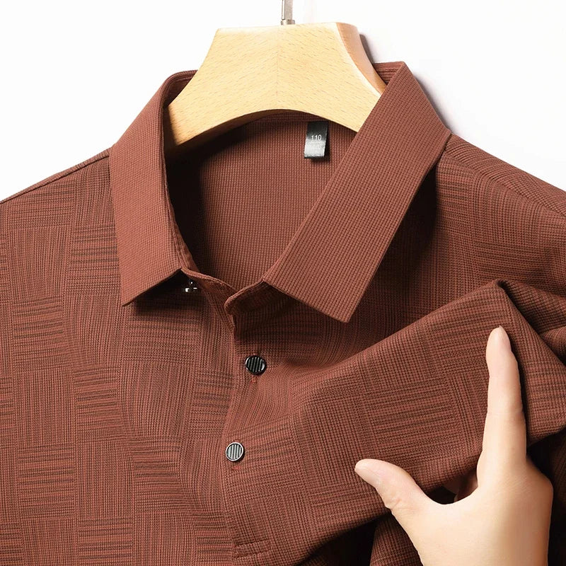 Louis™ | Polo Premium à Motif Structuré