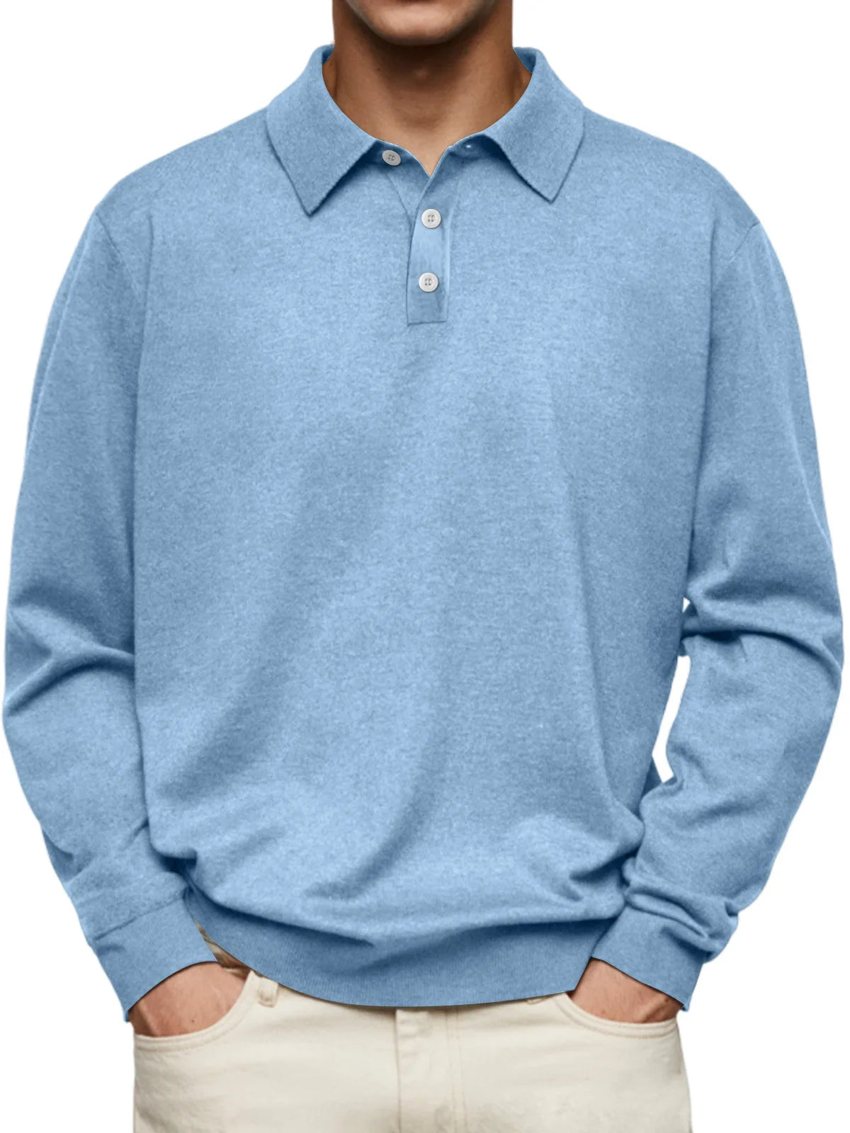 Marcel™ | Polo Casual à Manches Longues