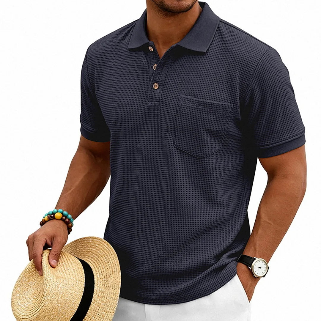 Philippe™ | Polo Premium à Texture Gaufrée
