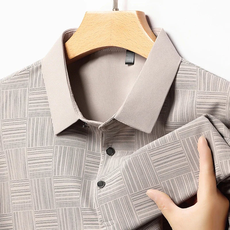 Louis™ | Polo Premium à Motif Structuré