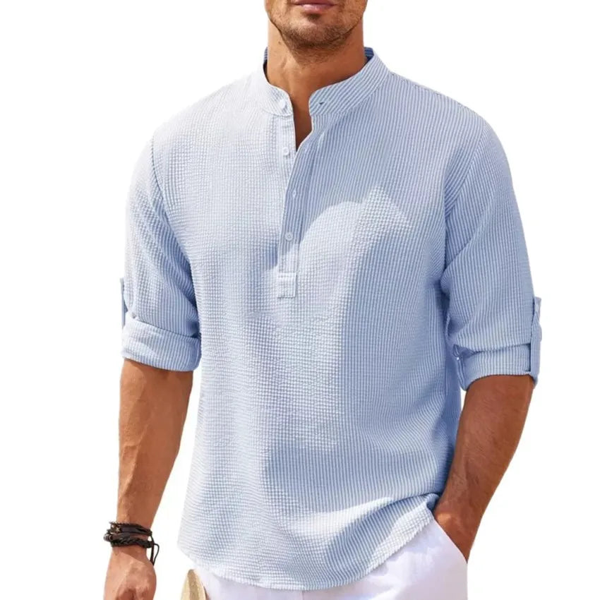 Jean ™ | Chemise d’Été Décontractée à Boutons