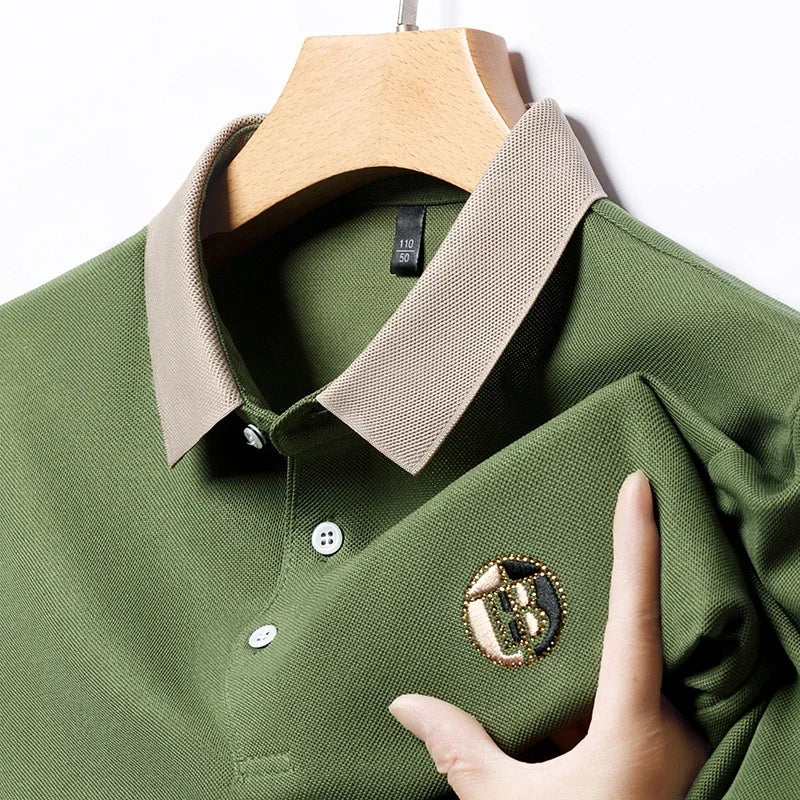 Jean™ | Polo de Luxe avec Emblème Raffiné