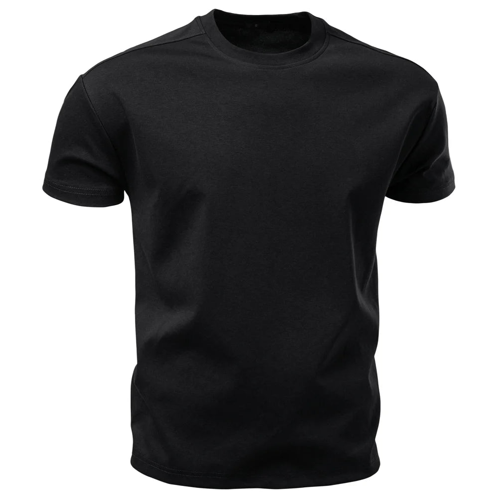Jean™ | T-shirt en coton premium à col rond