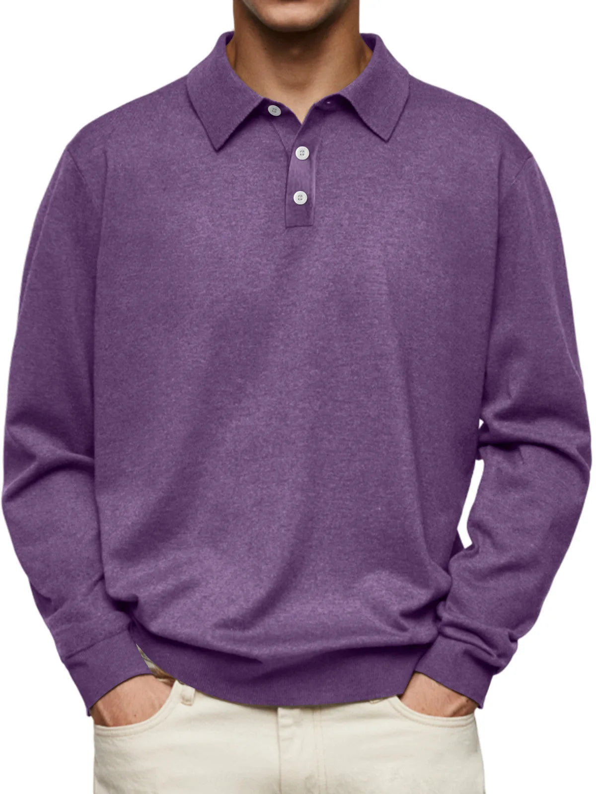 Marcel™ | Polo Casual à Manches Longues