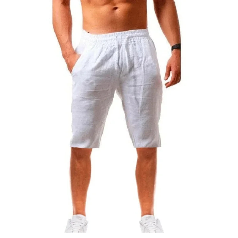 Jean™ | Short Élégant en Coton et Lin