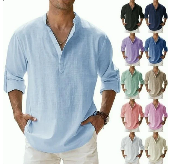 Jean et Marcel™ | Chemise en Lin Respirante pour Homme