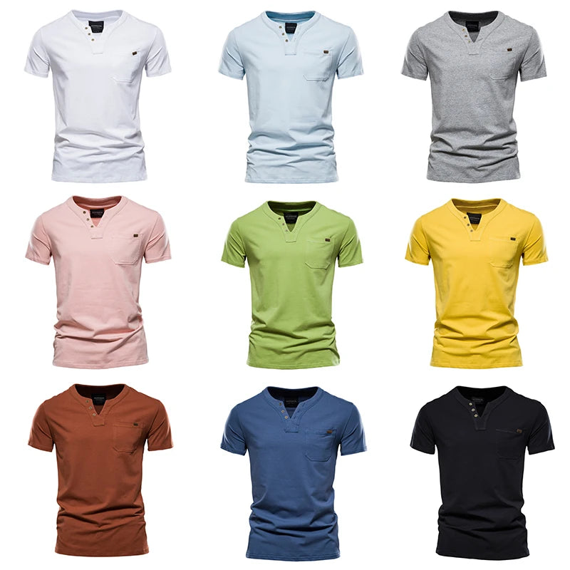 Marcel™ | T-Shirt Henley Vintage pour Homme