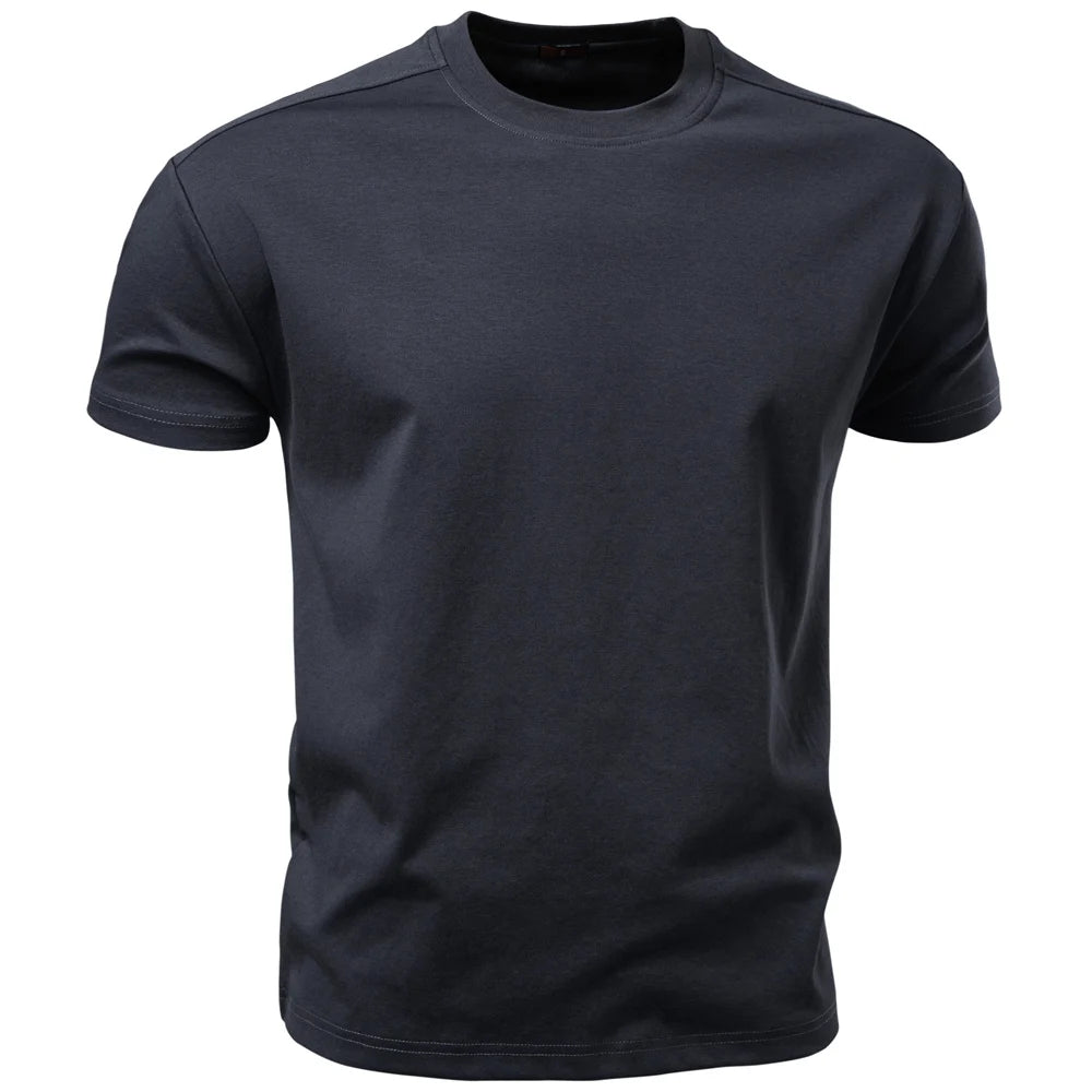 Jean™ | T-shirt en coton premium à col rond