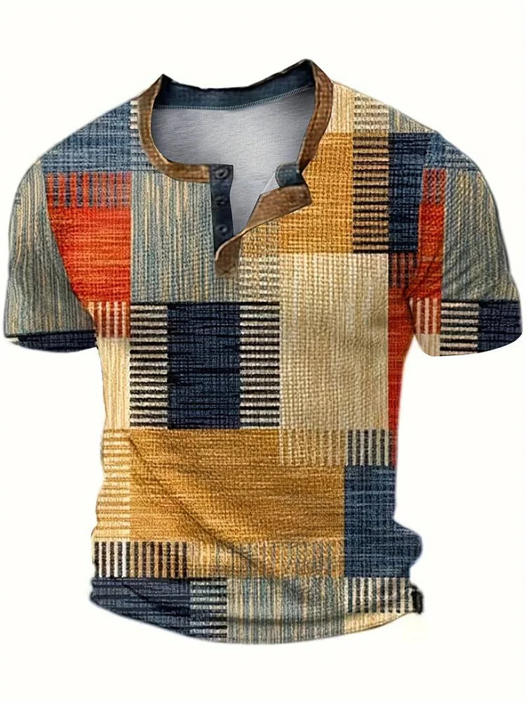 Marcel™ | Chemise Homme Colorée à Manches Courtes